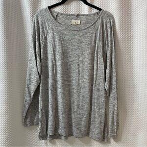NWOT L&G Melange Long Sleeve Tee